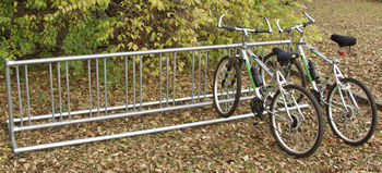 outdoor bicycle racks :: bikeracks :: double entry